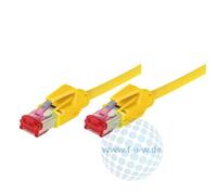Tecline - Cavo Ethernet categoria 6A, 2 m, Colore: Giallo