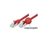 Tecline SF/UTP Cat5e - 1m - RJ-45 - RJ-45 - Maschio/Maschio - Cat5e - SF/UTP (S-FTP) - Rosso (70801R) NEW