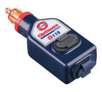 OptiMate USB O-119 - Caricabatterie USB A e C a doppia uscita da 3300 mA, resistente alle intemperie, con spina BIKE (adatto a BMW, Triumph, Ducati Multistrada)