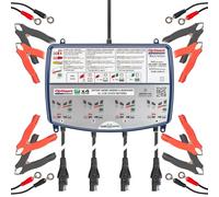 Tecmate Optimate Lithium 4s 0,8A Quad Bank - TM484 - Caricabatterie per 4 batterie LiFePO4, Automatico e Semplice