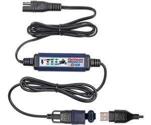 Tecmate OptiMate SAE/USB Monitor, caricabatterie male