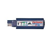 TecMate OptiMATE USB O-100, Caricabatterie USB 2400 mA con display batteria a 3 LED, con protezione batteria veicolo