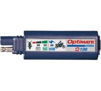 Tecmate USB O-100, Caricabatterie USB 2400 Ma Con Display Batteria a 3 LED, Con