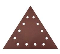 Tecmix 17964 - Dischi Abrasivi Triangolaridischi Abrasivi Tm Multiforo in Velcro, Carta Vetrata Triangolare P120 (25 Fogli per Confezione)