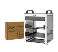 Tecmojo Mini rack desktop da 10", 6U 200 mm di profondità con ripiano SBC, scheda adattatore da Micro HDMl a HDMI, pannello vuoto, per apparecchiature AV, NAS e server da 10"