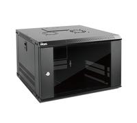 Tecmojo, porta e pannelli laterali in vetro chiudibile a chiave, profondità 450 mm, nero per computer e apparecchiature elettroniche