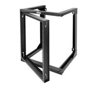 Tecmojo Rack del server del portone dell'oscillazione della struttura aperta del supporto della parete 12U, scaffale di rete per 19" computer/AV/dati/IT/apparecchiature multimediali, profondità 45,7