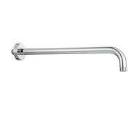 Tecmolog Braccio Doccia a Parete 40 cm in Acciaio Inox Braccio di Prolunga per Soffione Doccia, Cromato, HPF007