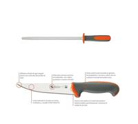 TECNA SANELLI ACCIAINO AFFILA COLTELLI LAMA CM 30 PROFESSIONALE ZBA8667 2023
