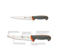 TECNA SANELLI COLTELLO FILETTARE LAMA FLEX 18 PROFESSIONALE ZBA8612 PROF 2023