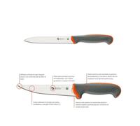 TECNA SANELLI COLTELLO MULTIUSO LAMA CM 14 PROFESSIONALE ZBA8603 2025