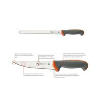 TECNA SANELLI COLTELLO PROSCIUTTO STRETTO LAMA 26 PROF ZBA8615 HORECA 2023