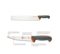 TECNA SANELLI COLTELLO SALATO LARGO LAMA 42 PROFESSIONALE ZBA8632 HORECA 2023