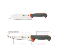 TECNA SANELLI COLTELLO SANTOKU LAMA ALVEOLATA ZBA8673 2025