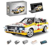 Tecnica auto per Audi Sport Quattro Group B 1984 S1, YC-23043, mattoncini da costruzione KIemma, scala 1: 8 Supercar, 3880 pezzi, tecnica S1