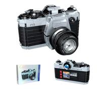 Tecnica creativa per fotocamera digitale, set di mattoncini da costruzione, 405 pezzi, SLR Camera di mattoncini da costruzione, in stile retrò, non compatibile con Lego (00846)