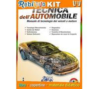 TECNICA DELL'AUTOMOBILE N.E. (9788884883148) - Libro Scolastico + Kit Scuola con Copertine Rebillo