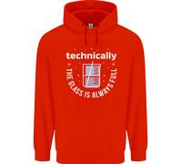 Tecnicamente Il Vetro È Sempre Pieno Felpa Divertente Per Bambini