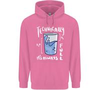 Tecnicamente Il Vetro È Sempre Pieno Scienza Nerd Uomo Felpa