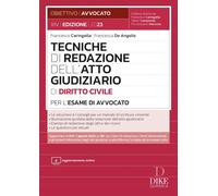 Tecniche di redazione dell'atto giudiziario di diritto civile per