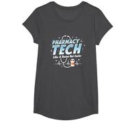 Tecnici di Farmacia: Come Un Dottore ma più Fresco Maglietta, Ragazze, Grigio Scuro, L