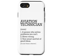 Tecnico aeronautico Definizione di lavoro Personalizzato Divertente Custodia per iPhone SE (2020) / 7 / 8