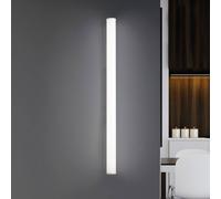 TECNICO by Sforzin Applique a LED Pirgos, larghezza 100 cm, bianco, plastica TECNICO by Sforzin