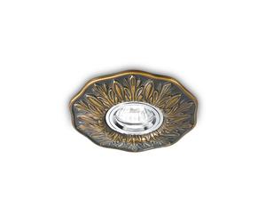 Tecnico Classico Polka Alluminio Ottone Brunito 1 Luce Gu10