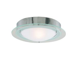 Tecnico Contemporaneo Belfast Acciaio Cromo Vetro 1 Luce E14