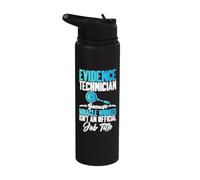 Tecnico delle prove investigative Stainless Steel Insulated Water Bottle