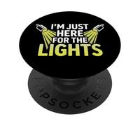 Tecnico dell'illuminazione della squadra di palcoscenico Sono qui solo per le luci PopSockets PopGrip Adesivo