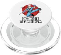 Tecnico di dialisi Techninja Nefrologia Tech Infermiera Renale PopSockets PopGrip per MagSafe
