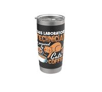 Tecnico di laboratorio è alimentato da Cats Coffee Lab Tech Bicchiere termico in acciaio inox doppia parete
