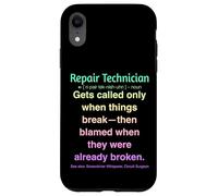 Tecnico di riparazione divertente Custodia per iPhone XR