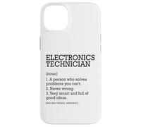 Tecnico elettronico Definizione di lavoro Personalizzato Divertente Custodia per iPhone 14 Plus
