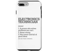 Tecnico elettronico Definizione di lavoro Personalizzato Divertente Custodia per iPhone 7 Plus/8 Plus