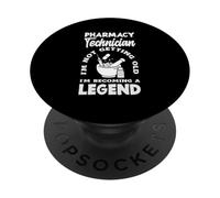 Tecnico farmaceutico Non sto invecchiando, sto diventando leggenda PopSockets PopGrip Adesivo
