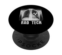 Tecnico radiologico divertente di tecnologia di rad del torace PopSockets PopGrip Adesivo