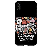 Tecnico veterinario veterinario di anatomia veterinaria floreale Custodia per iPhone XS Max
