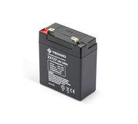 Tecnid by Velamp Batteria al Piombo Ermetica Ricaricabile 4V 3Ah - Attacchi Faston F1 - Ideale per Sistemi di Backup, Allarme, Videosorveglianza, Antincendio, Domotica e UPS