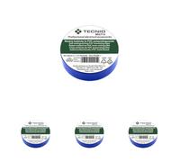 TECNID Nastro Isolante in PVC - 15mm x 10mt - Spessore 0,13mm - Impermeabile e resistente al calore - Lunghezza 10mt - Colore Blu (Confezione da 4)