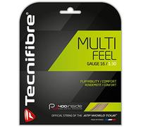 Tecnifibre 02GMULF130 - Multifeel 1.30, Corda Tennis, 12,20 m, Colore: Perla