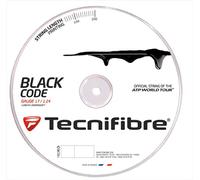 Tecnifibre 116652 - Corda per Racchetta da Tennis TF Black Code 1.24 mm, 200 m