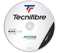 Tecnifibre Bobina 200 M-Black Code 1.28 Corda da Tennis Adulto, Unisex, Nero, Taglia Unica