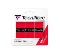 Tecnifibre Contact PRO - Manopole da Tennis, Confezione da 3, Colore: Rosso