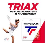 Corde da tennis Tecnifibre Triax 12 m Jaune 1,33 mm