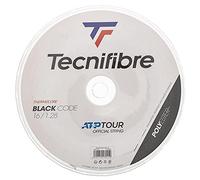 Tecnifibre Bobina 200 M-Black Code 1.28 Corda da Tennis Adulto, Unisex, Nero, Taglia Unica