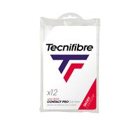 Tecnifibre Pro Contact 0.6 Mm Tennis Overgrip 12 Units Nero