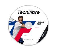 Tecnifibre Razor Soft 200m Rotolo Di Corde - Grigio Calibro corda 1, 30