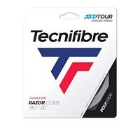 Tecnifibre Unisex - Adulti Razor Code 12m Corde Tenniss Grigio 1.20